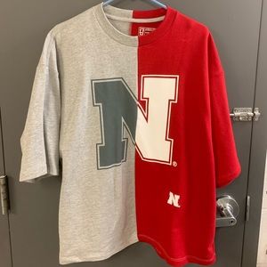 Nebraska Huskers two color sweatshirt